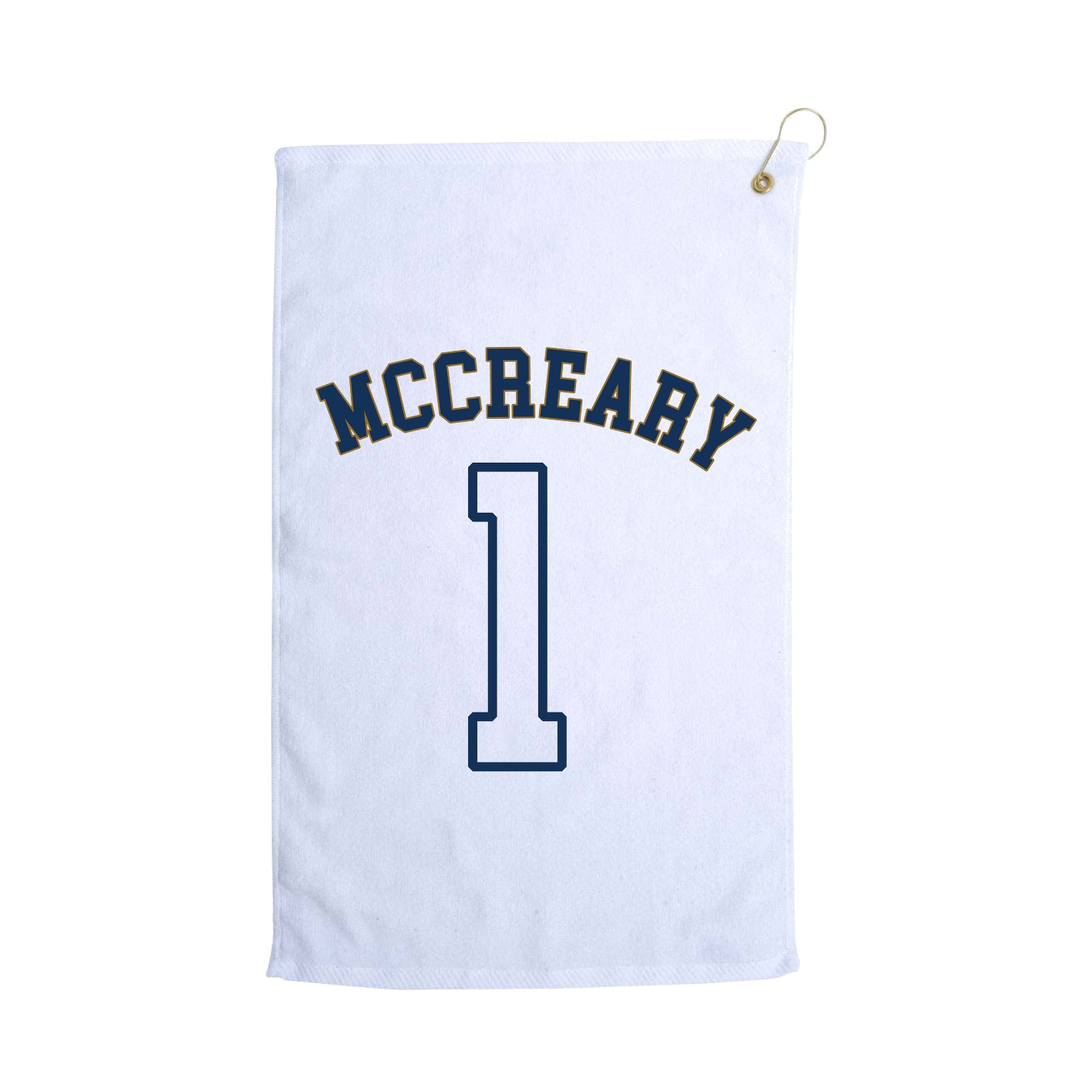 Golf Towel — Shirsey Arch in White