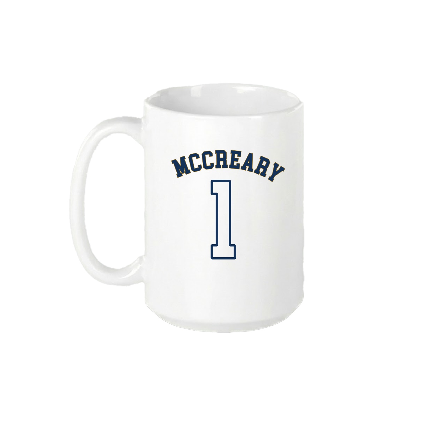 15oz Coffee Mug — Shirsey Arch in White