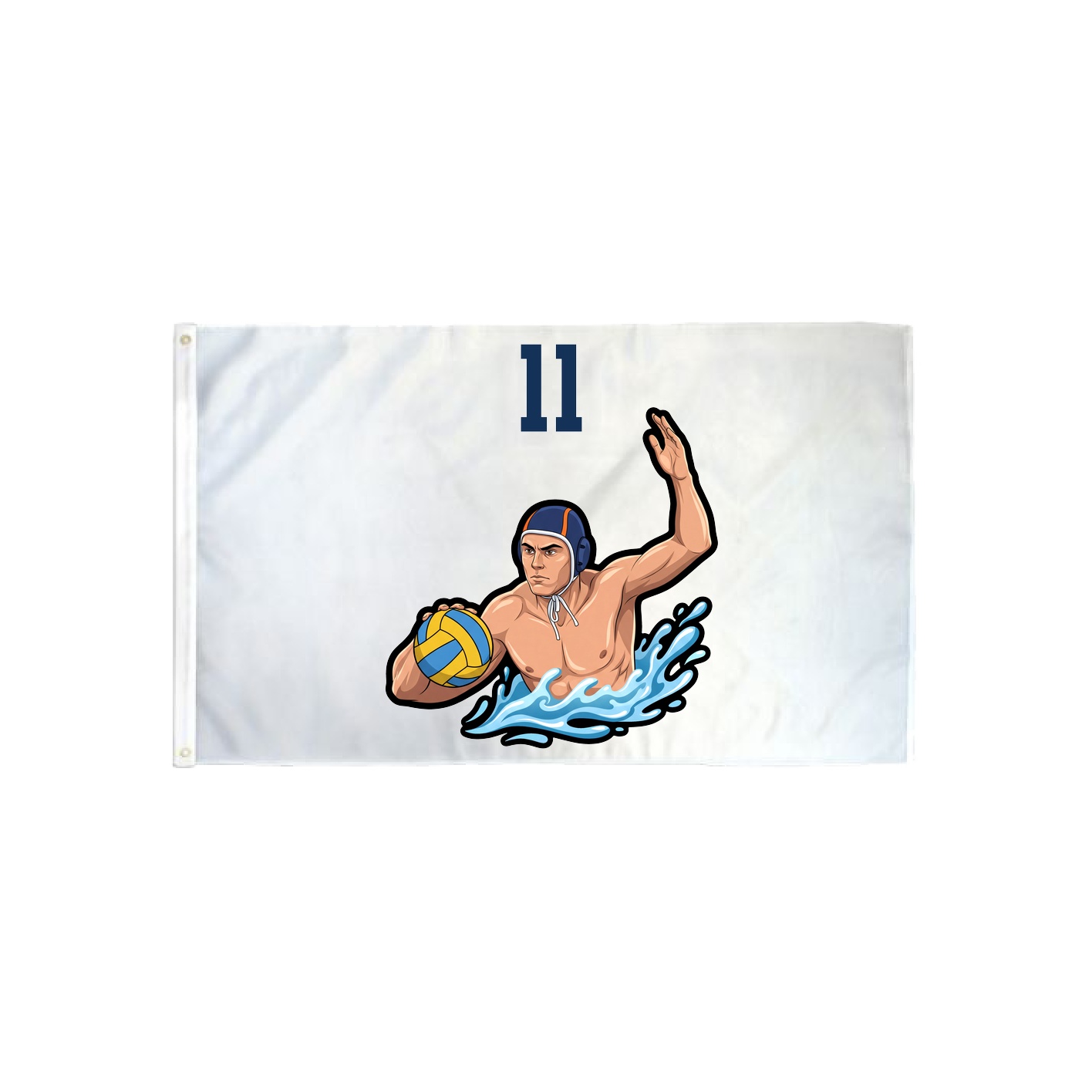 3x5 Flag — Number Top in Classic