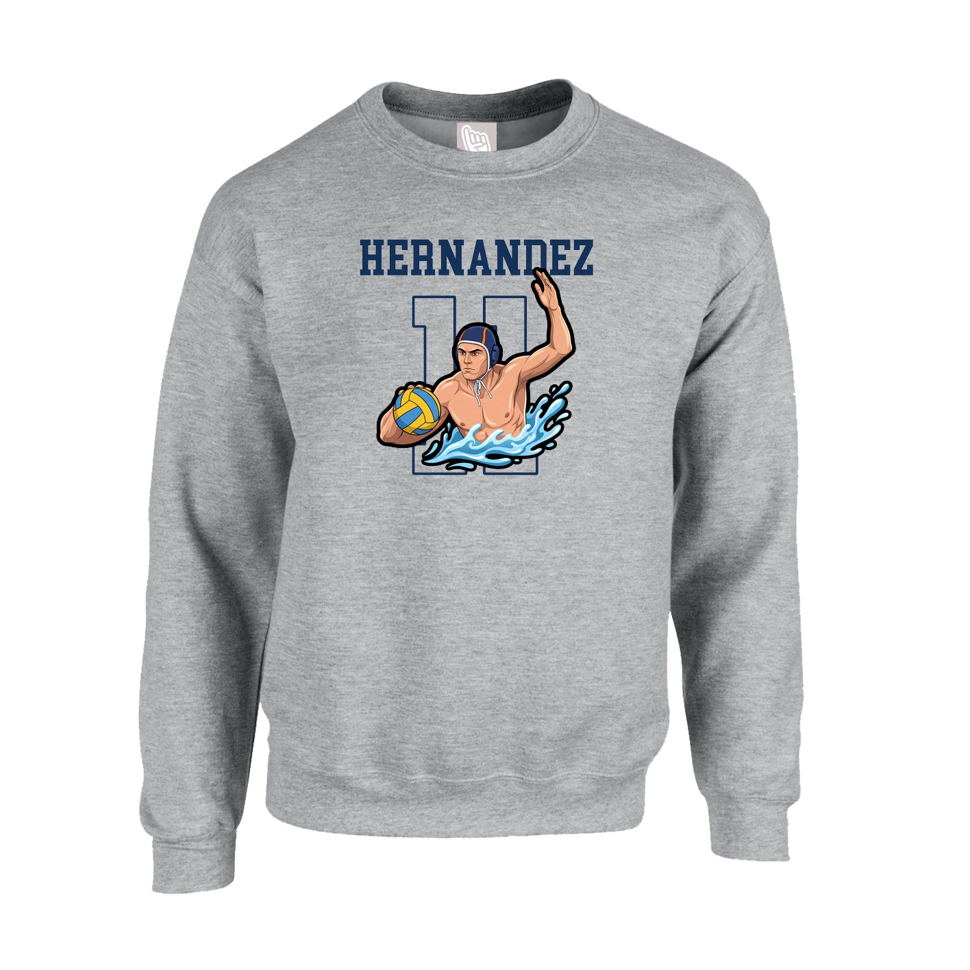Fleece Crew — Shirsey in Grey