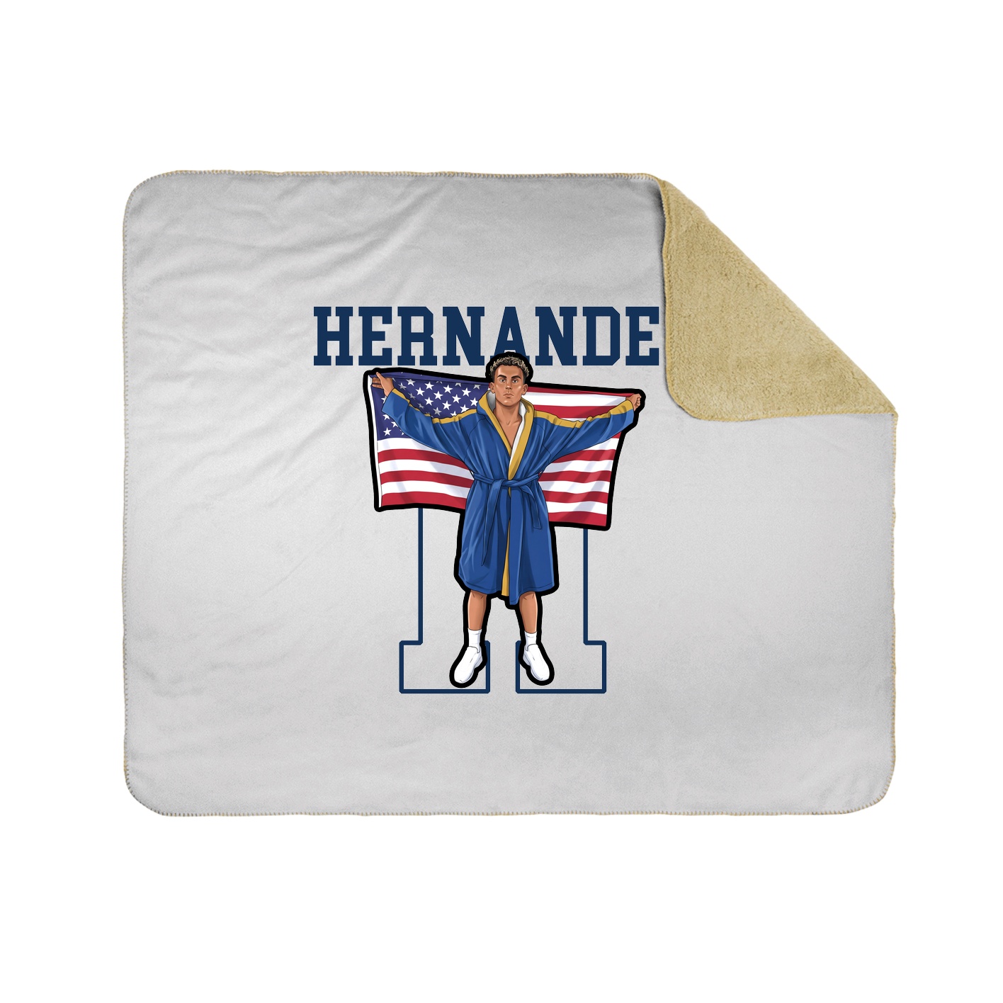 Throw Blanket — Shirsey in White