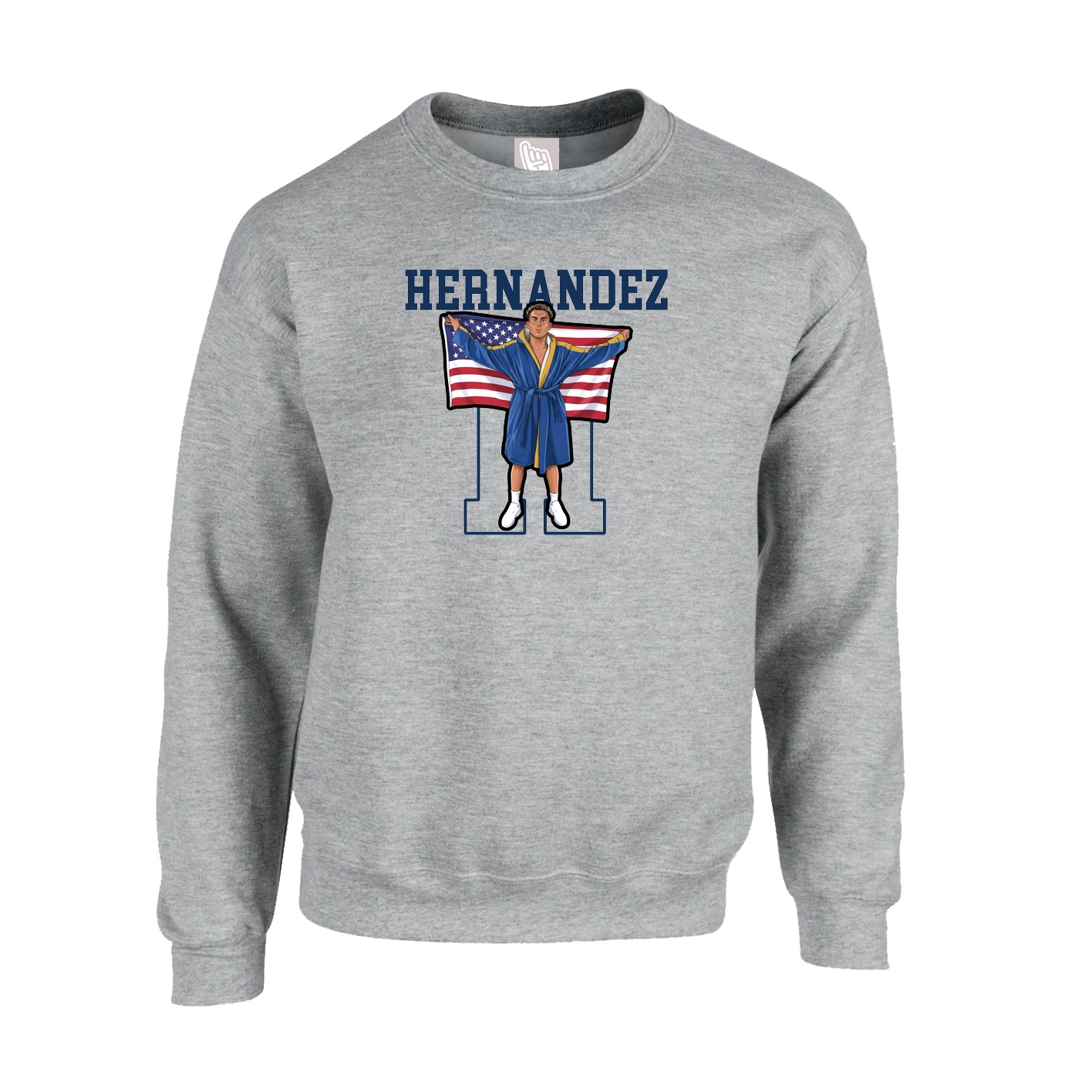 Fleece Crew — Shirsey in Grey