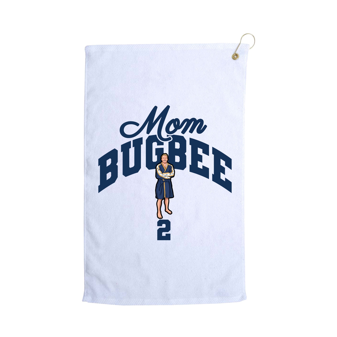 Golf Towel — Mothers Day Arch in White