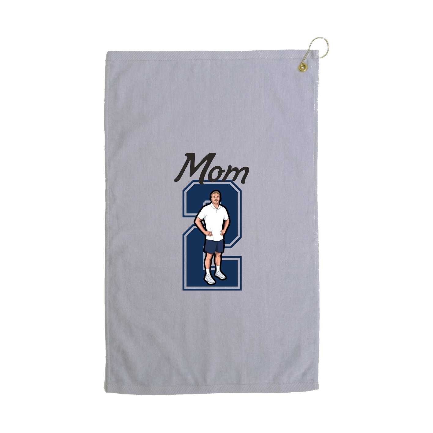 Golf Towel — Mothers Day Shirsey in Grey