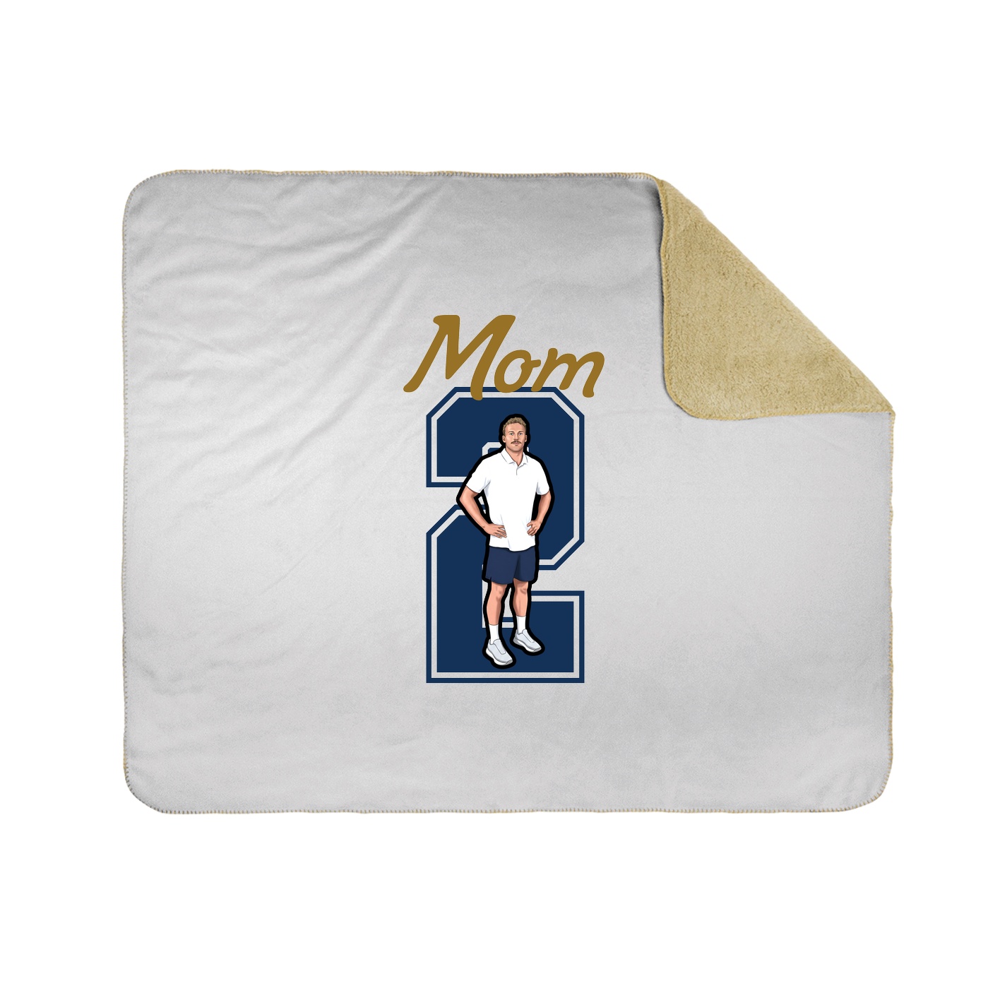 Throw Blanket — Mothers Day Shirsey in White