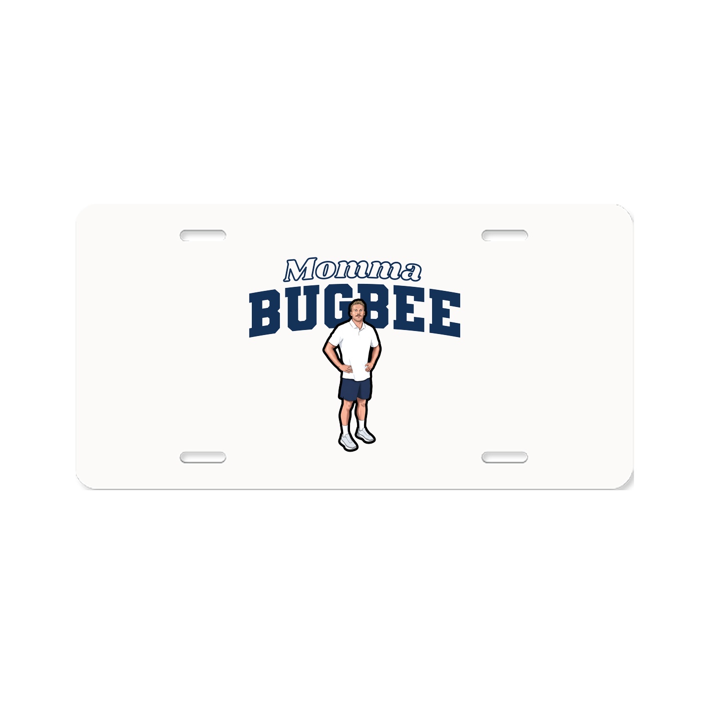 License Plate — Mothers Day Block in Classic