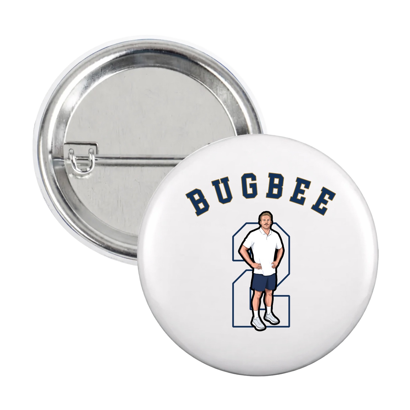 Game Day Button — Shirsey Arch in White