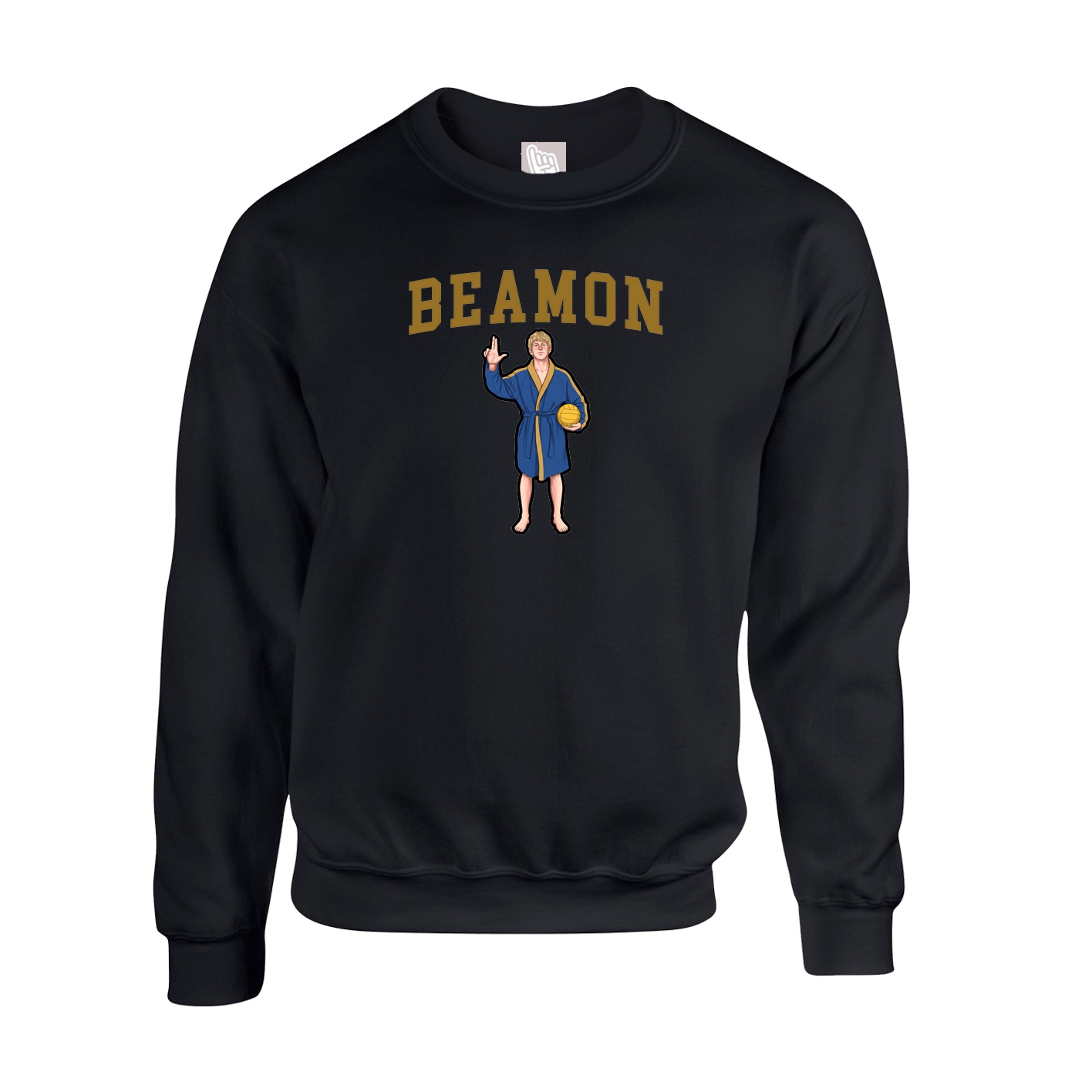 Fleece Crew — Shirsey in Black