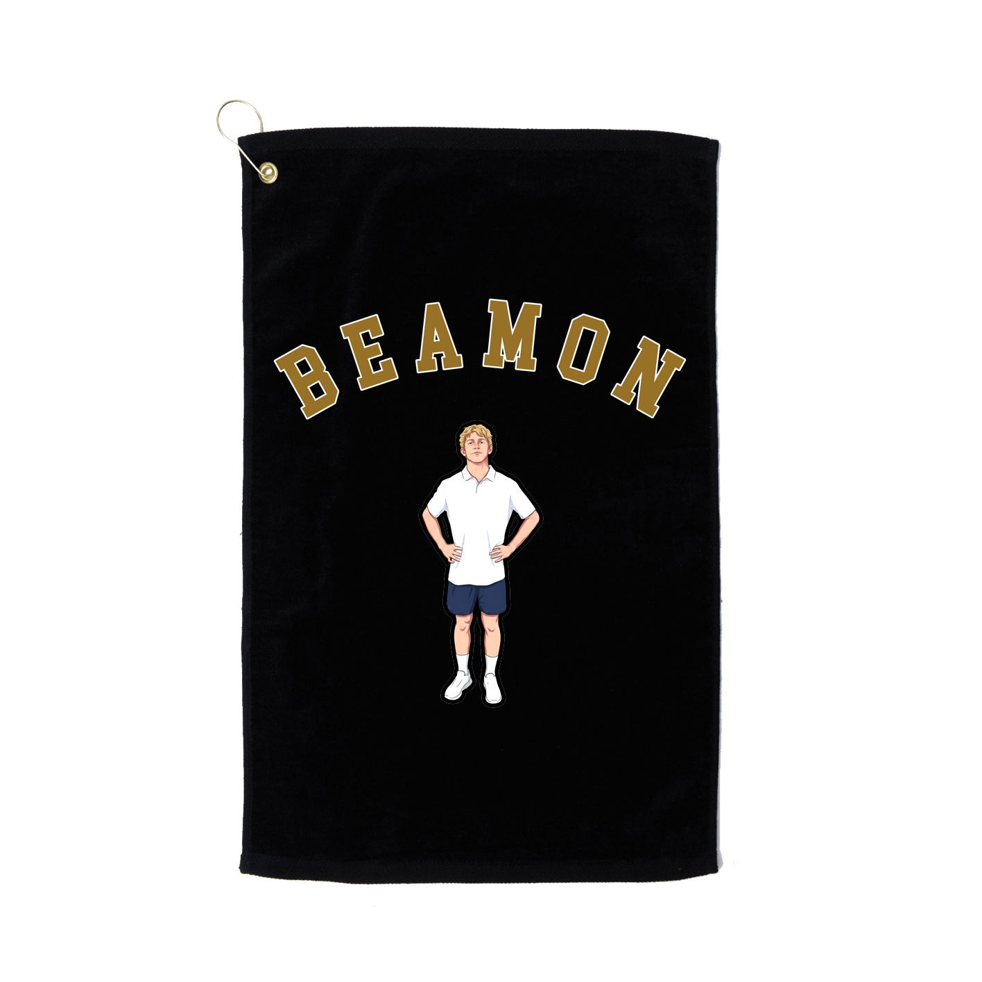 Golf Towel — Shirsey Arch in Black