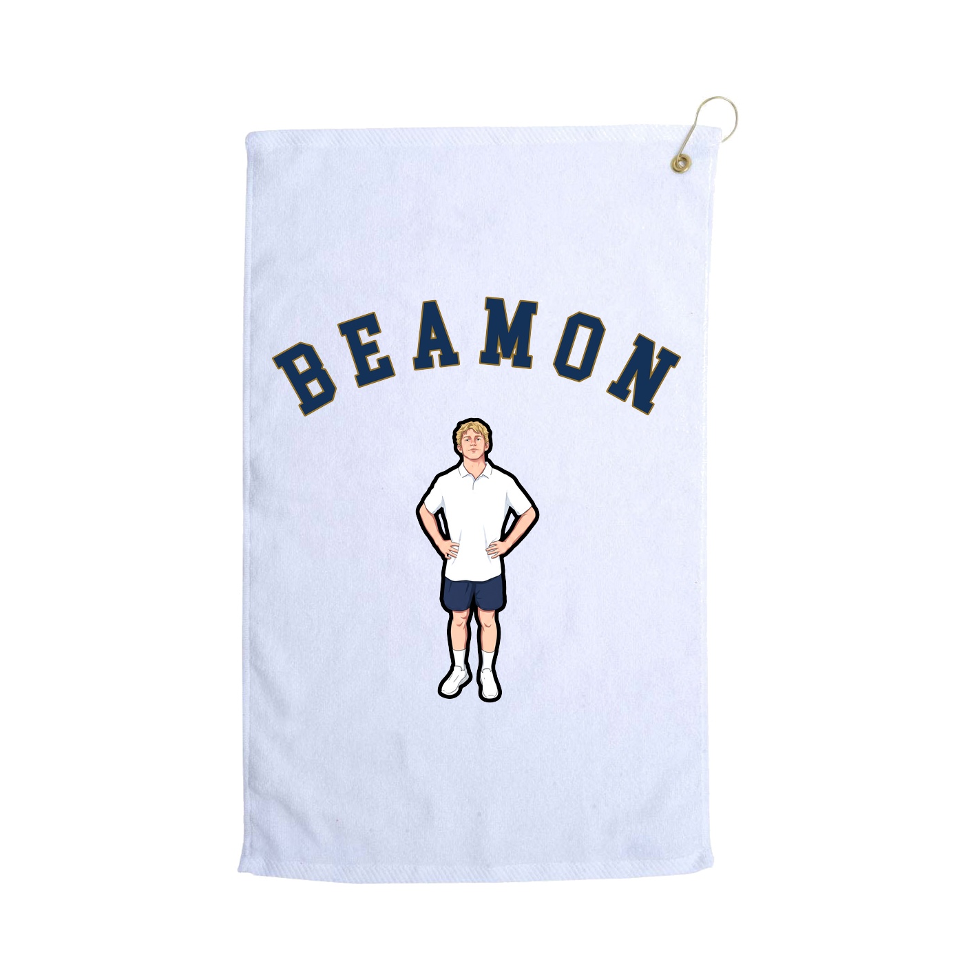 Golf Towel — Shirsey Arch in White