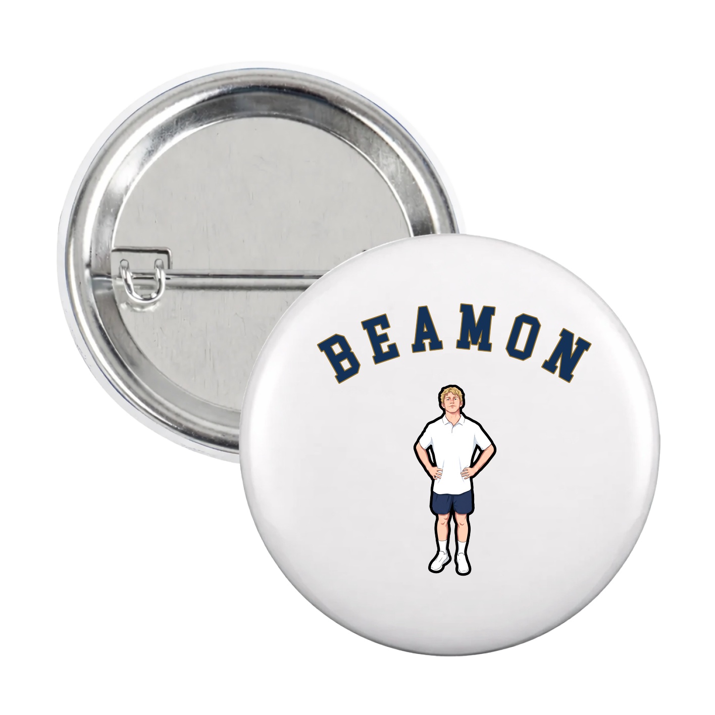Game Day Button — Shirsey Arch in White
