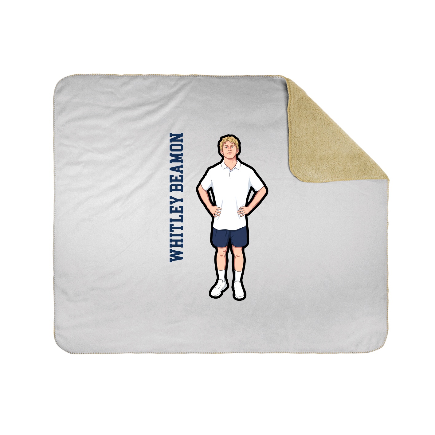 50x60 Sherpa Lined Throw Blanket