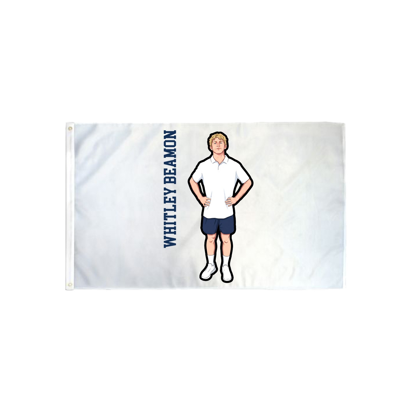 3x5 Flag — Name Vertical in Classic