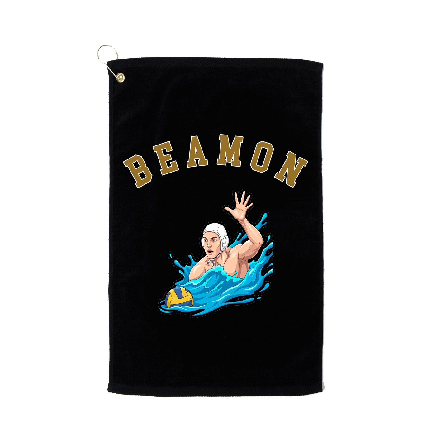 Golf Towel — Shirsey Arch in Black