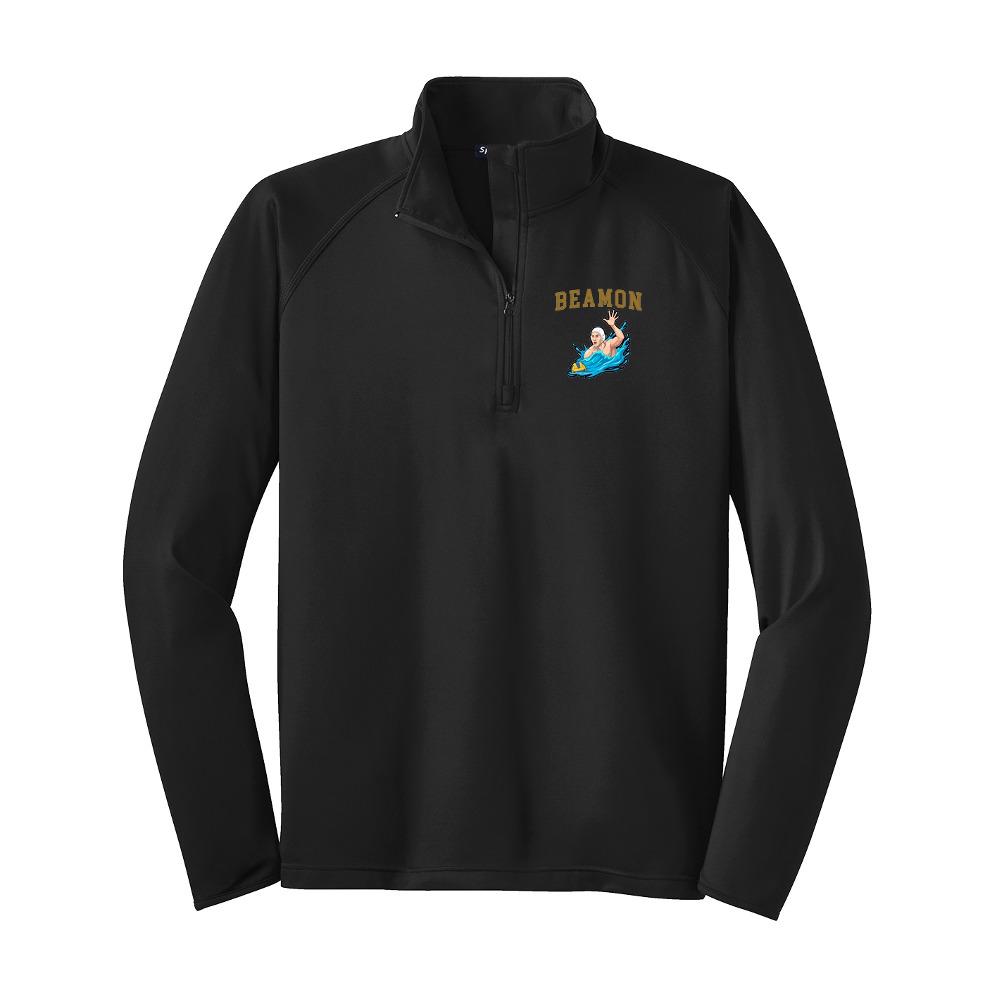 Q-Zip Pullover — Shirsey in Black