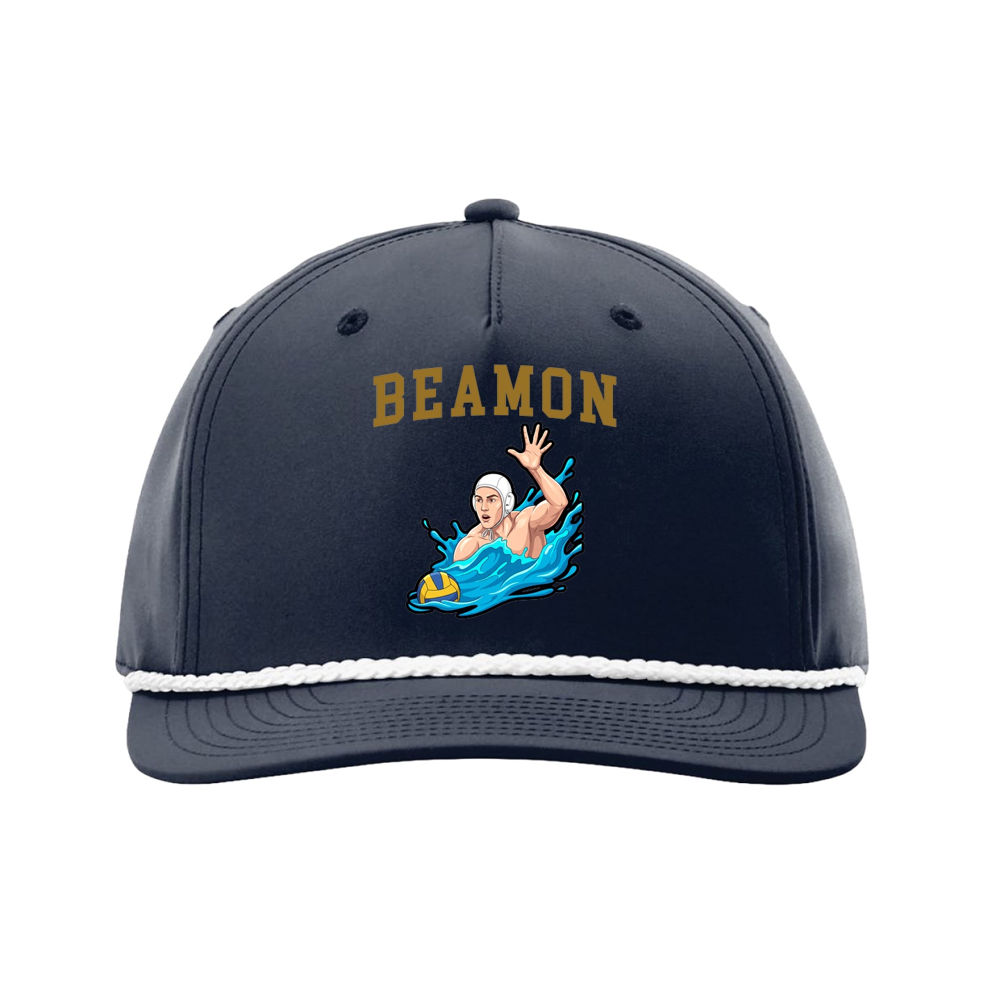 Five-Panel Classic Rope Cap — Shirsey in Navy