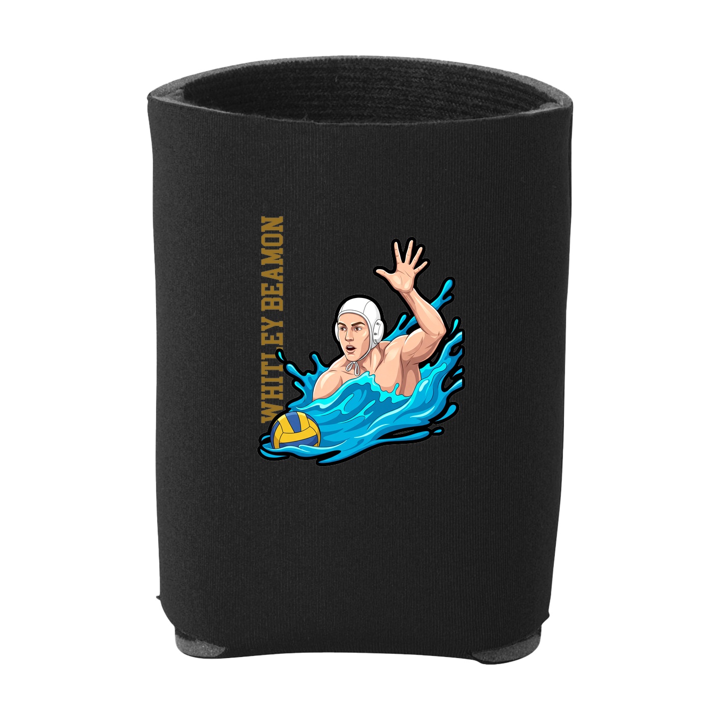 Can Holder — Name Vertical in Black