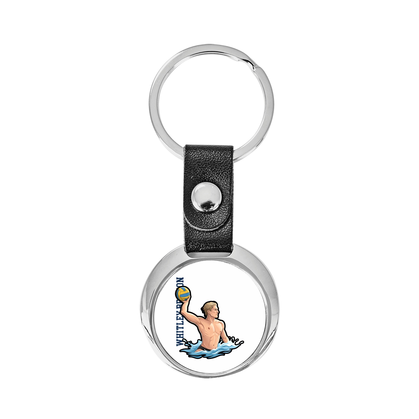 Key Chain — Name Vertical in Classic