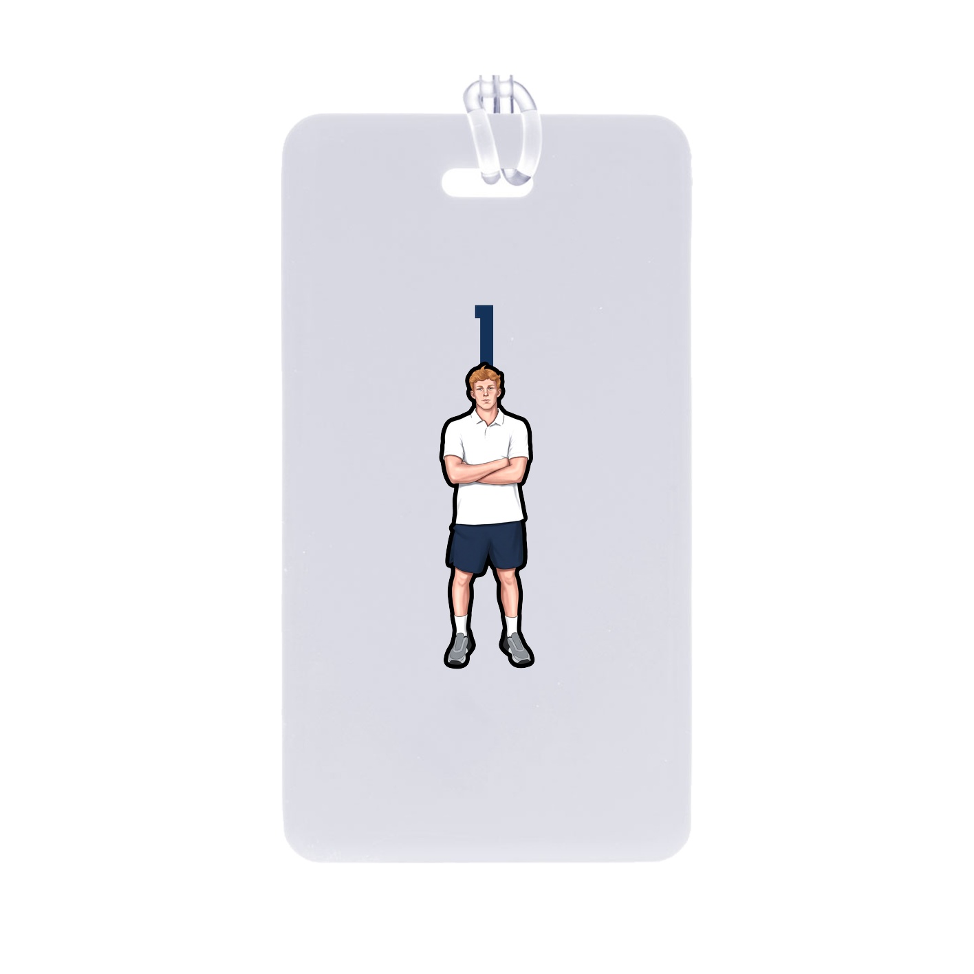 Bag Tag — Number Top in Classic