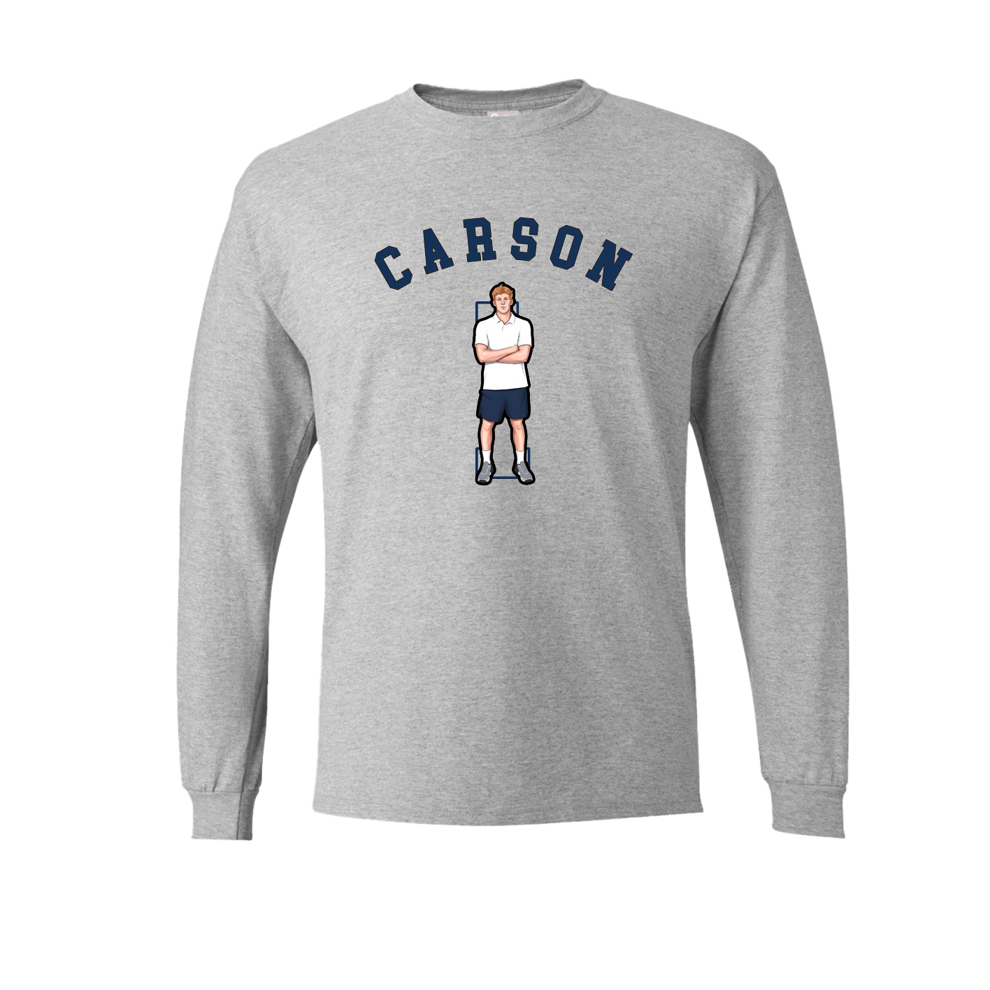 Long Sleeve Tee — Shirsey Arch in Grey