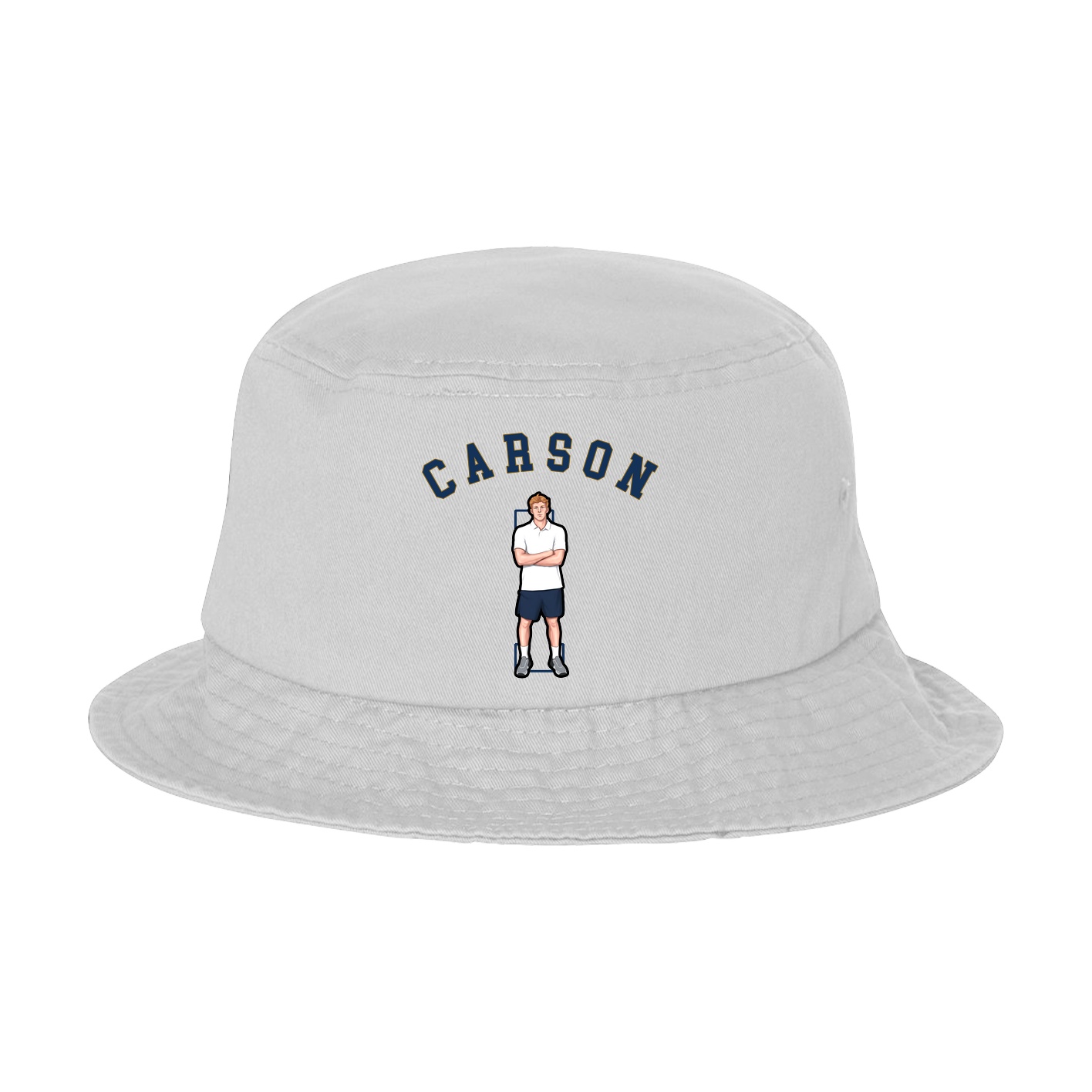 Bucket Cap — Shirsey Arch in White