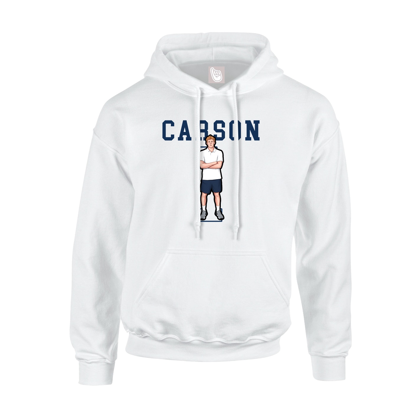 Youth Hoodie — Shirsey in White