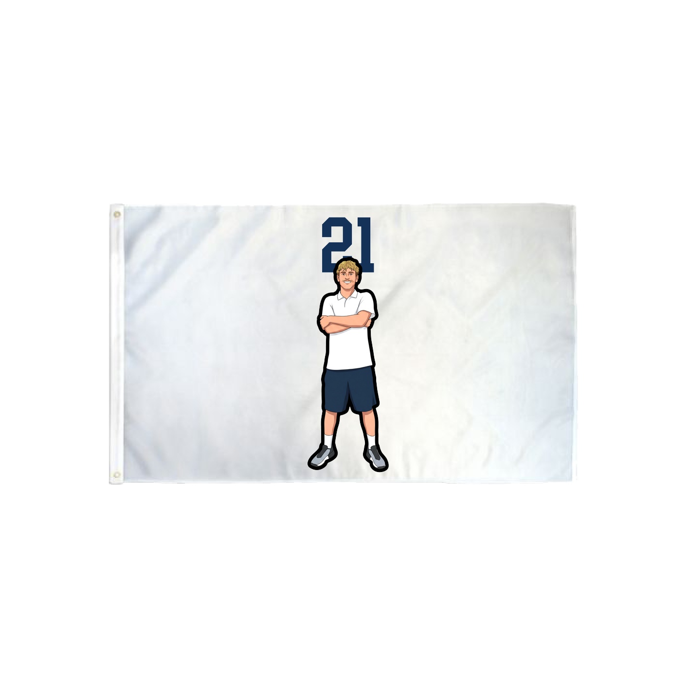 3x5 Flag — Number Top in Classic