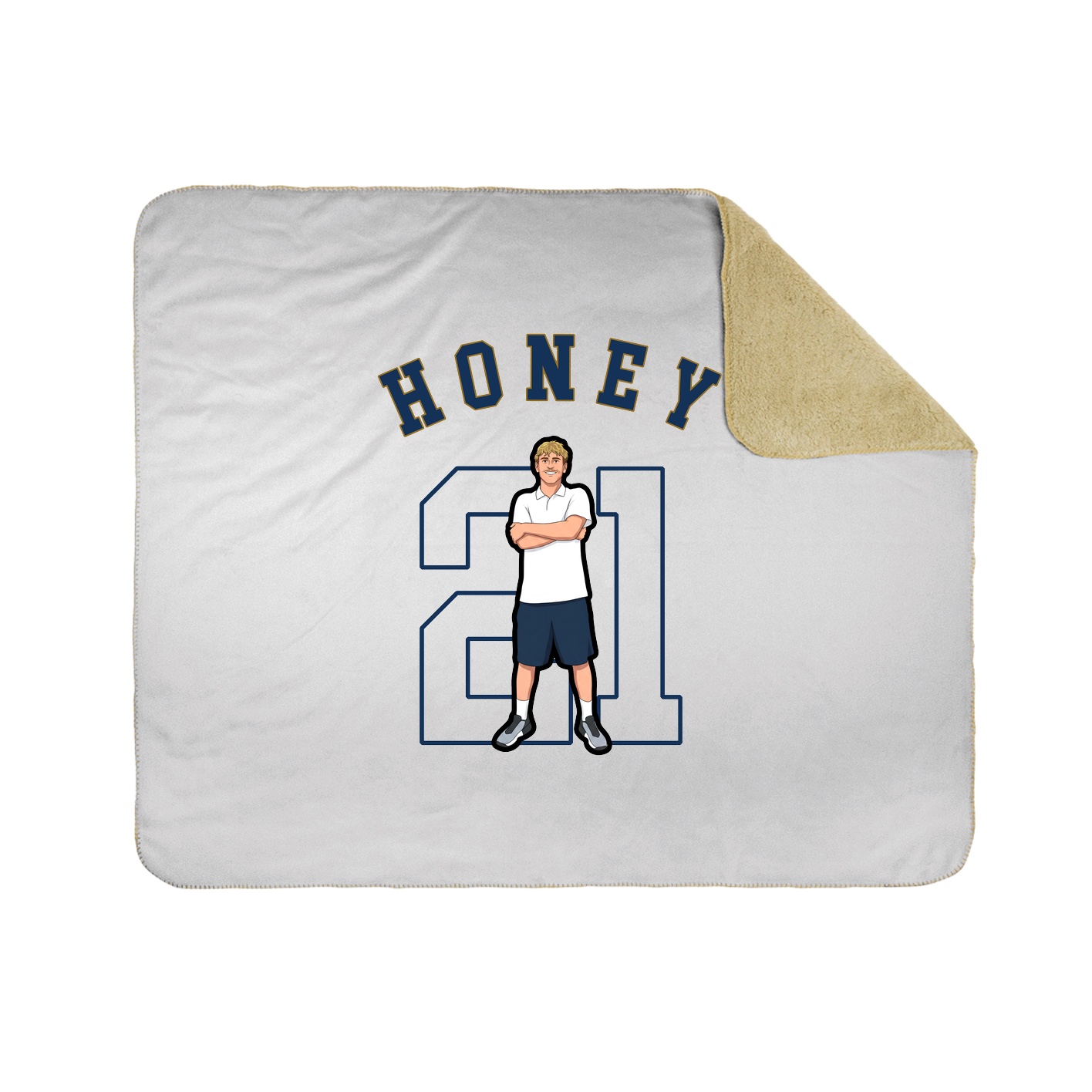 Throw Blanket — Shirsey Arch in White