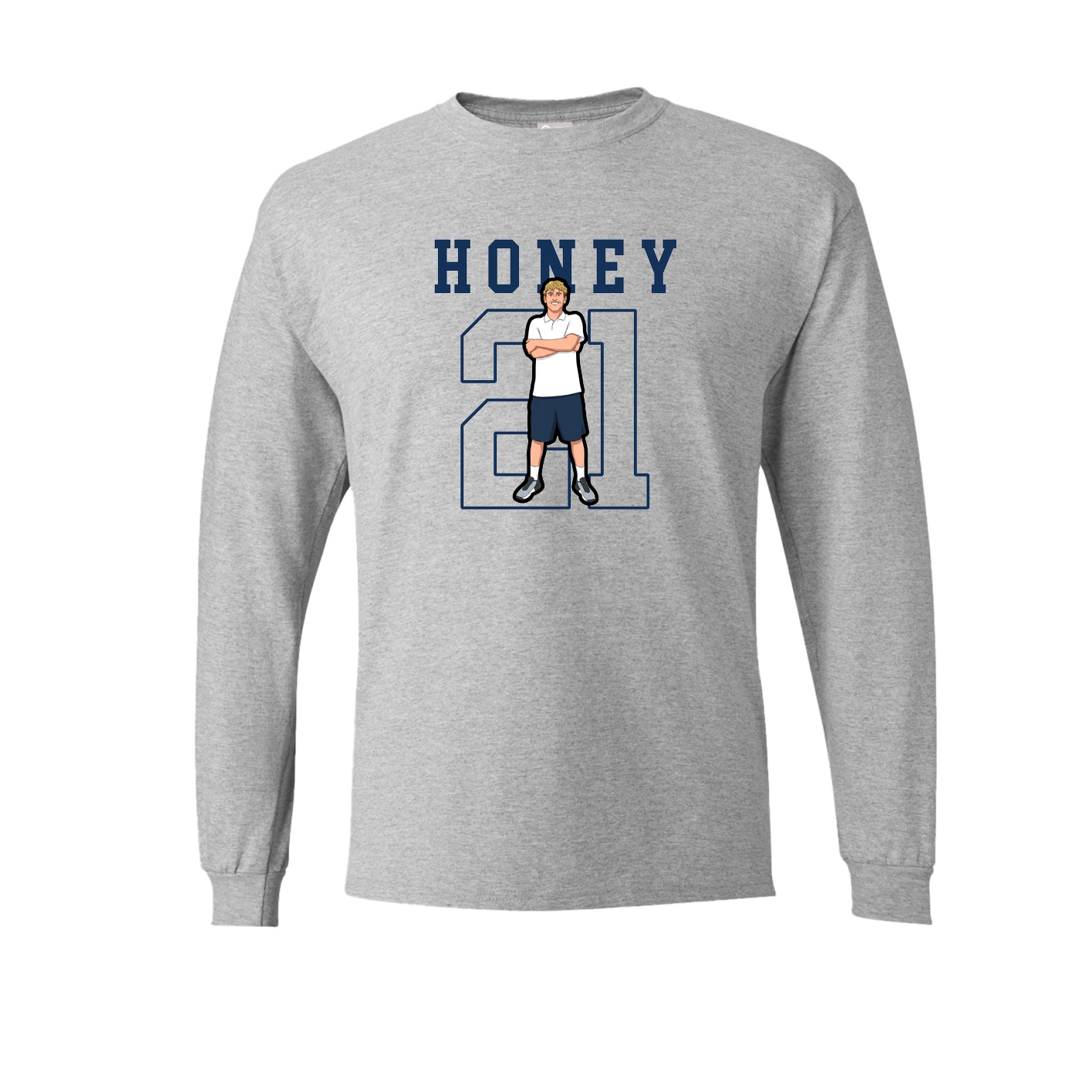 Long Sleeve Tee — Shirsey in Grey
