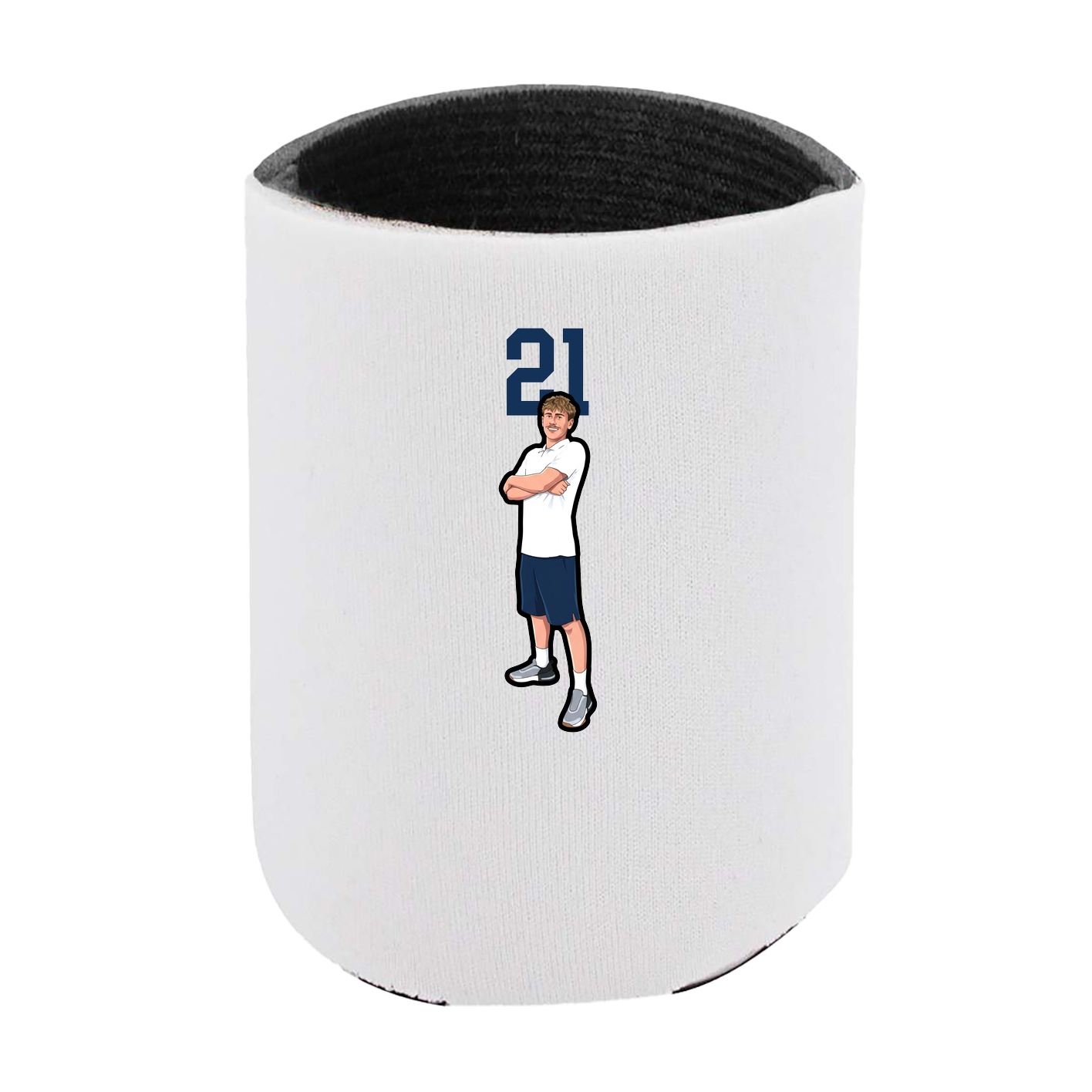 Can Holder — Number Top in White