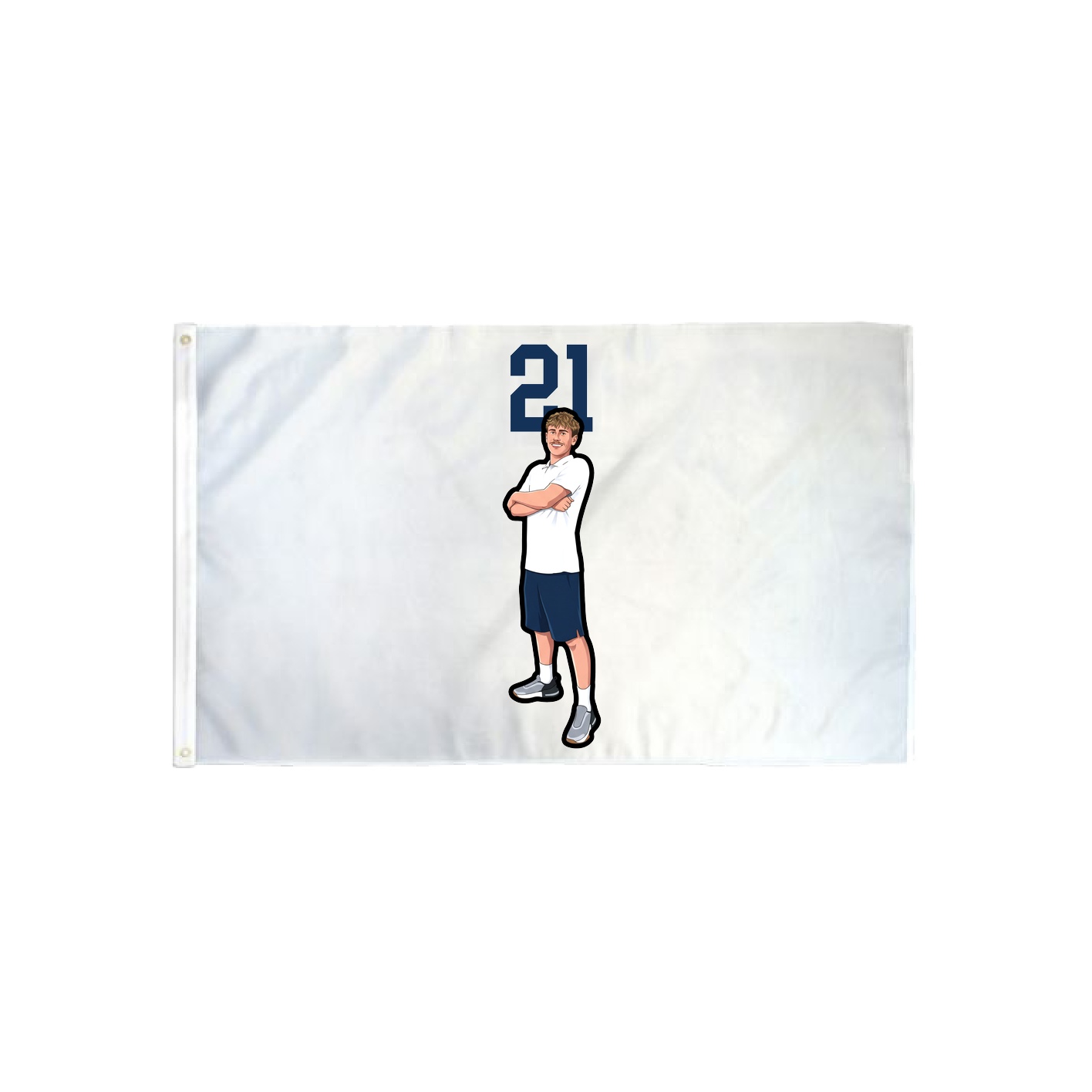 3x5 Flag — Number Top in Classic