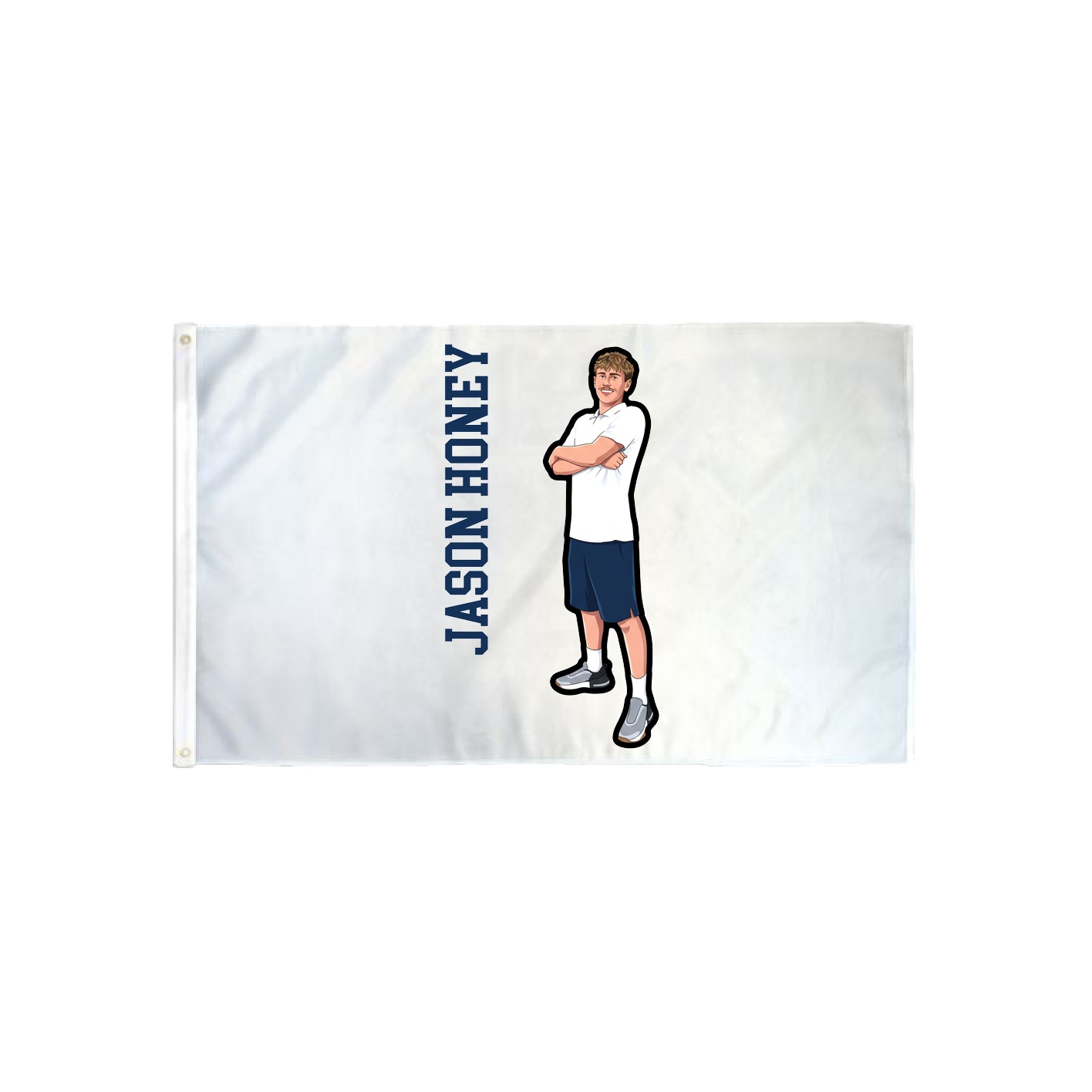 3x5 Flag — Name Vertical in Classic