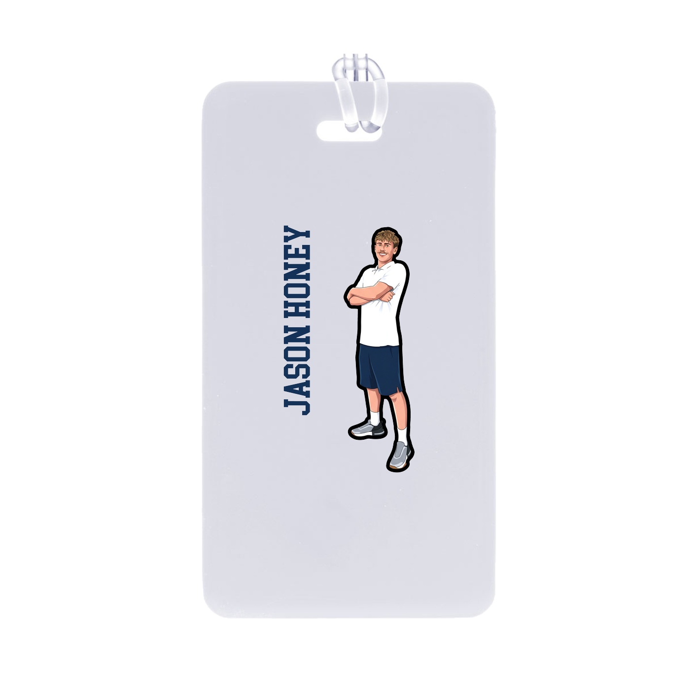 Bag Tag — Name Vertical in Classic