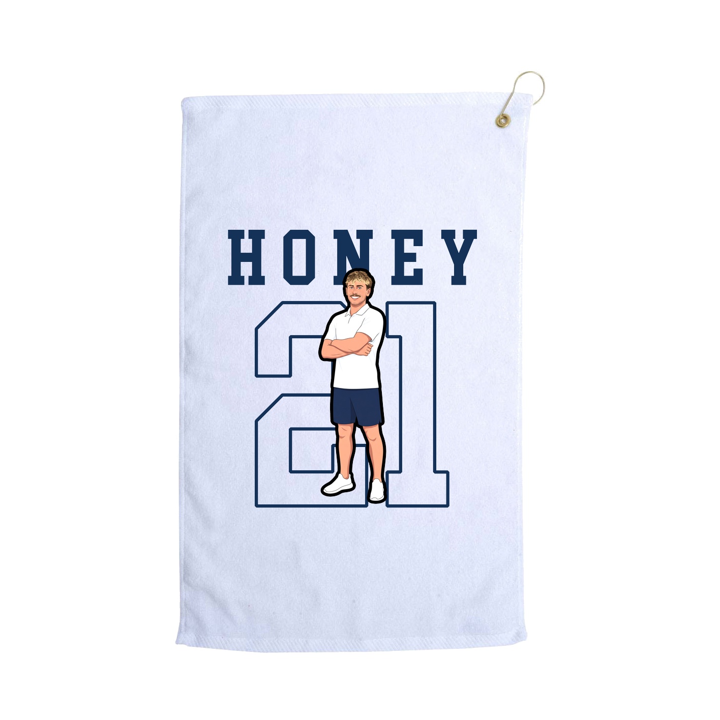 Golf Towel — Shirsey in White