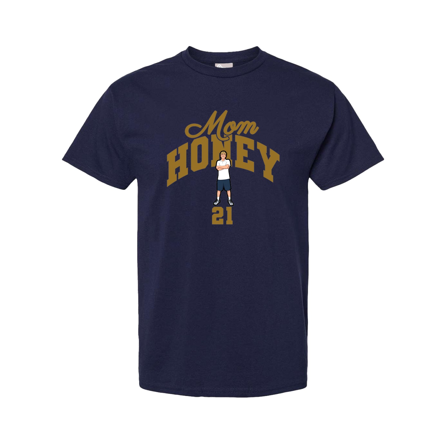 Youth Tee — Mothers Day Arch in Navy