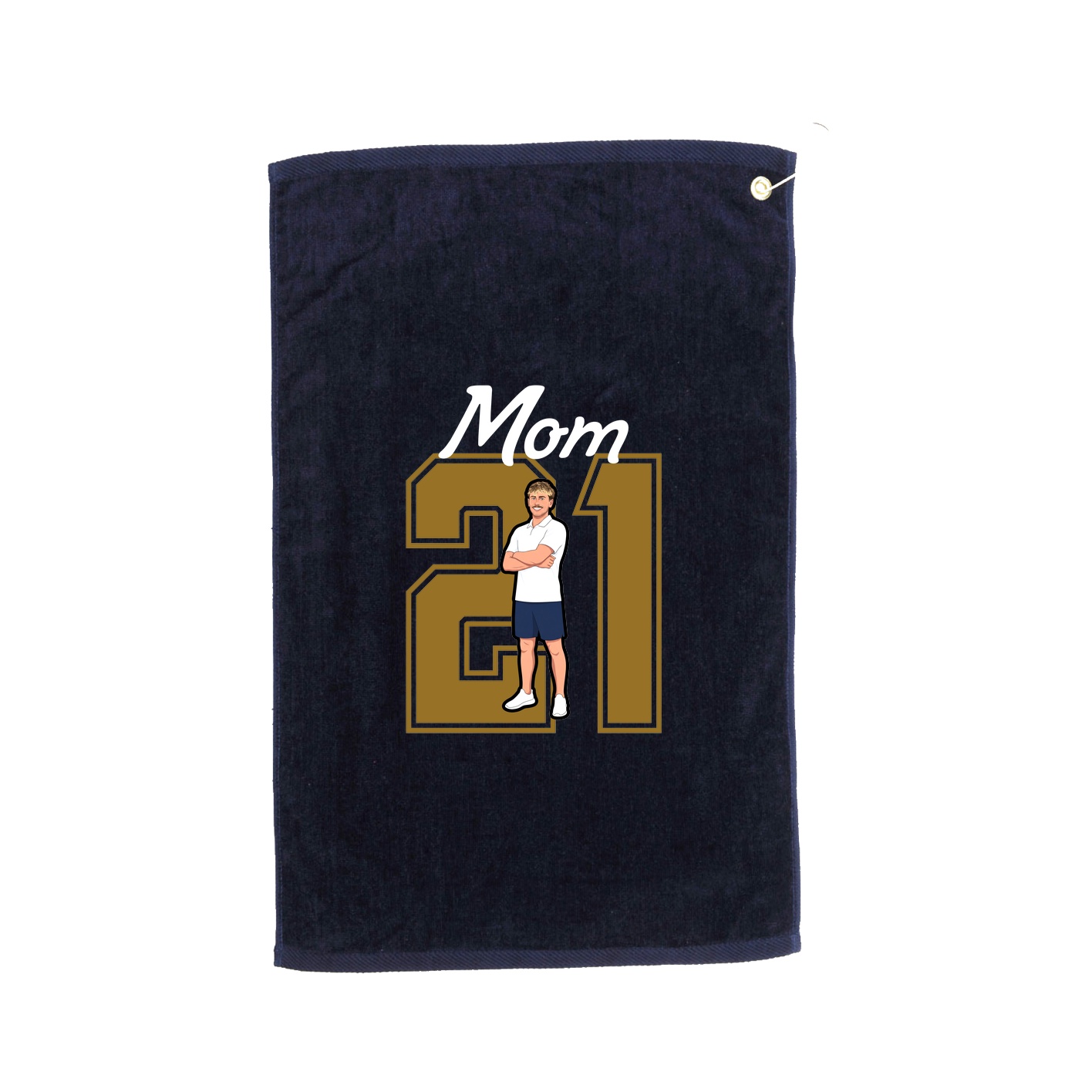 Golf Towel — Mothers Day Shirsey in Navy