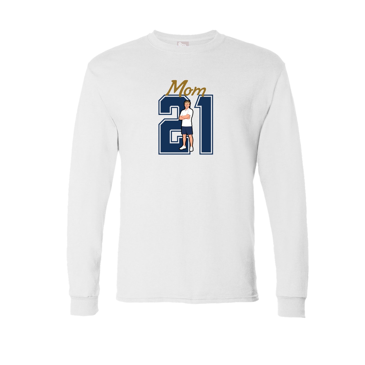 Long Sleeve Tee — Mothers Day Shirsey in White
