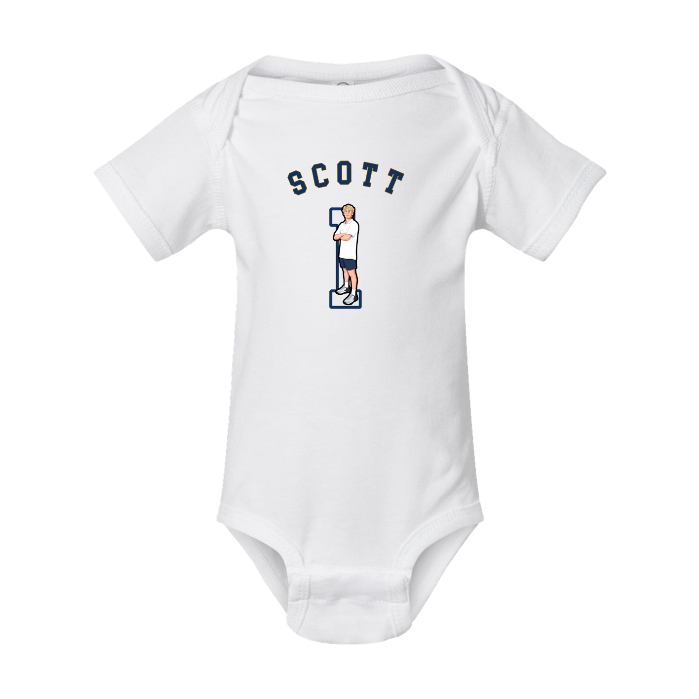 Baby Onesie — Shirsey Arch in White