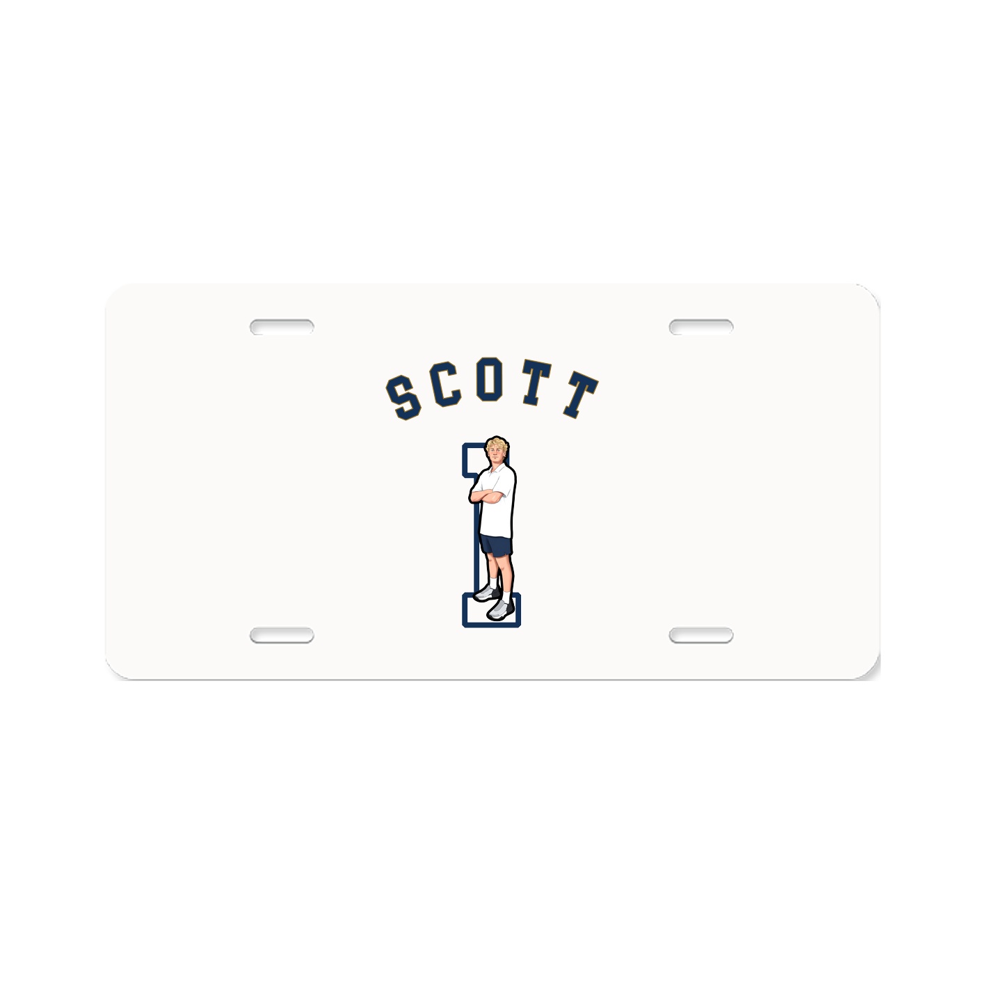 License Plate — Shirsey Arch in Classic