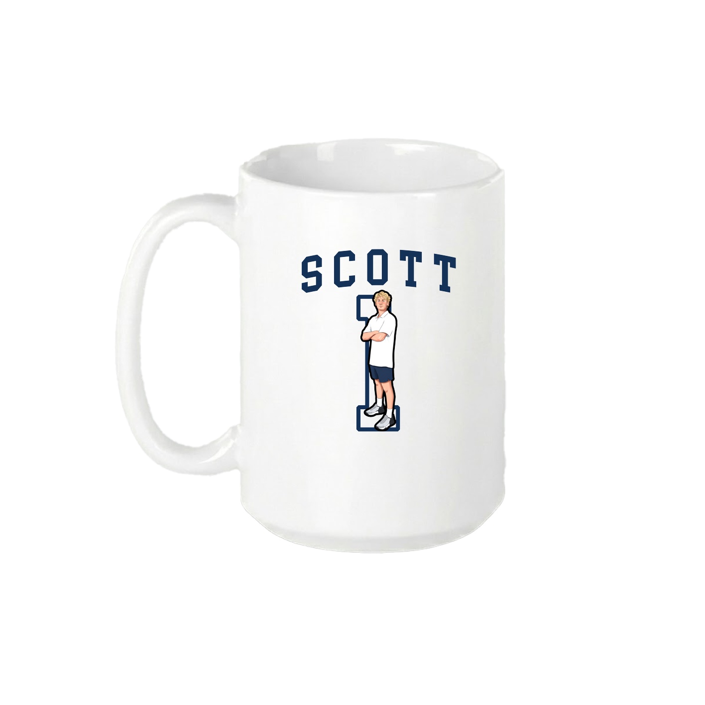 15oz Coffee Mug — Shirsey in White