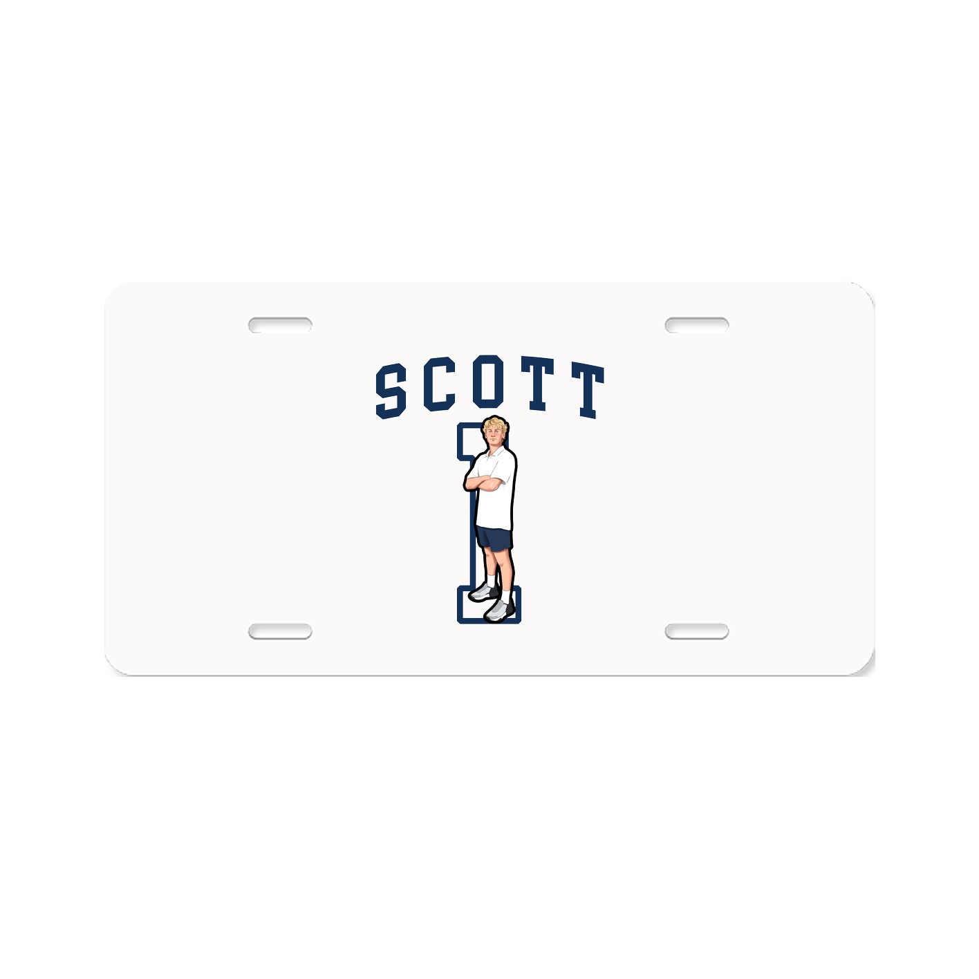 License Plate — Shirsey in Classic