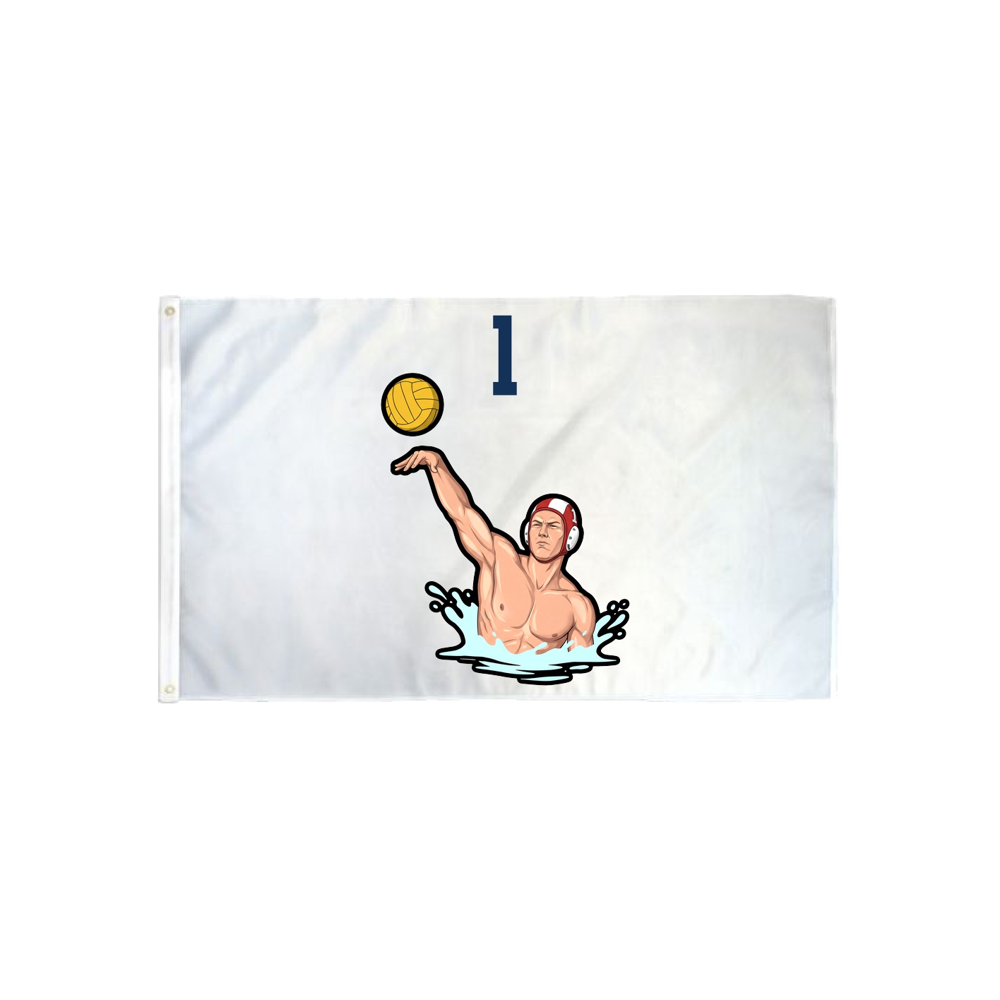 3x5 Flag — Number Top in Classic