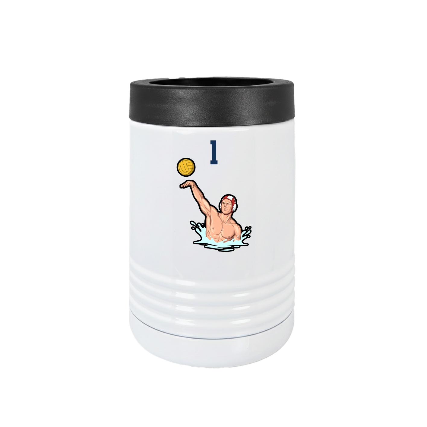Beverage Holder — Number Top in White