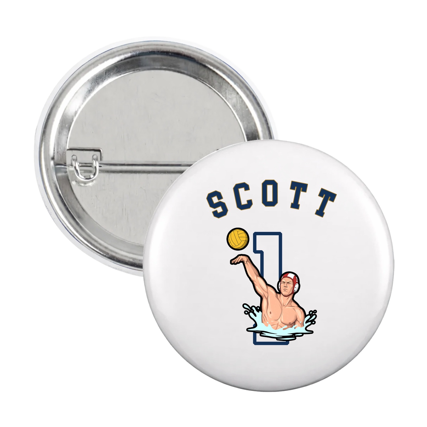 Game Day Button — Shirsey Arch in White