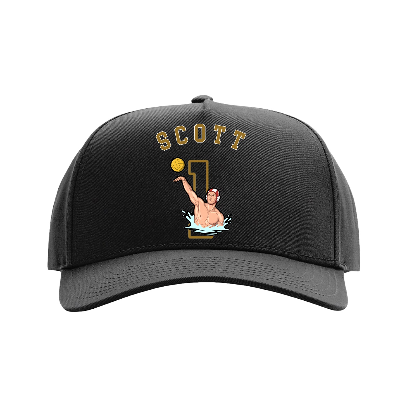 Full Fabric Five-Panel Champ Cap