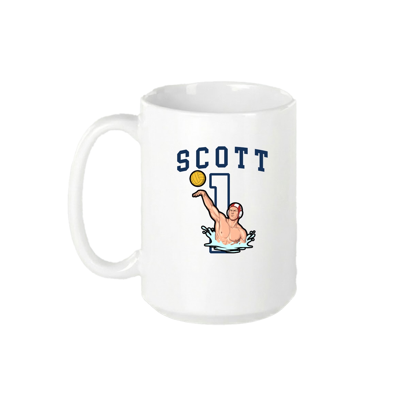 15oz Coffee Mug — Shirsey in White