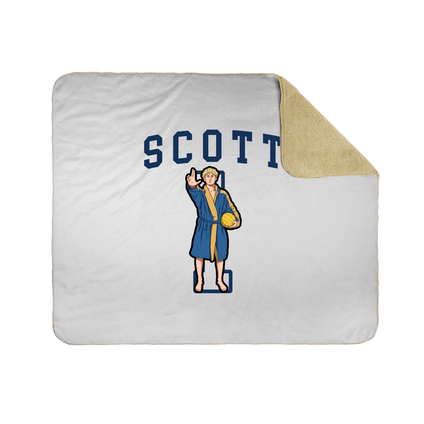 Throw Blanket — Shirsey in White