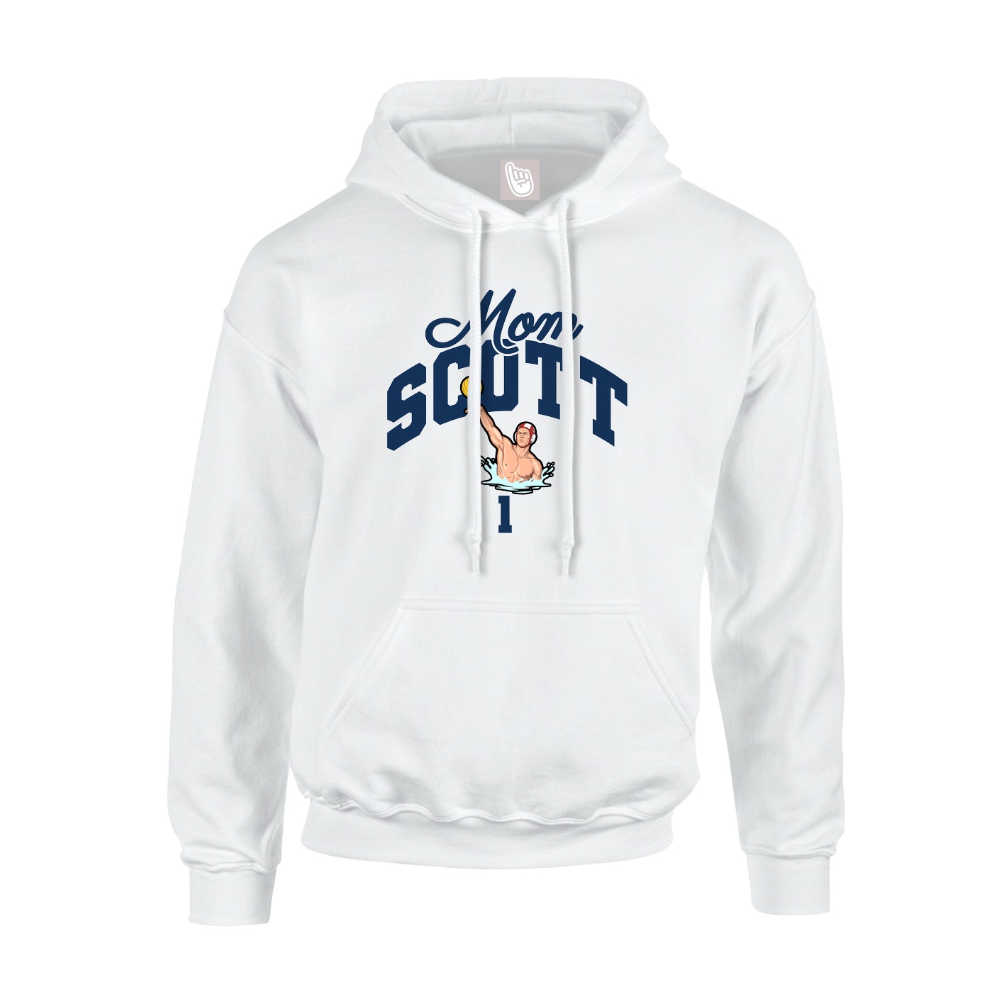 Hoodie — Mothers Day Arch in White