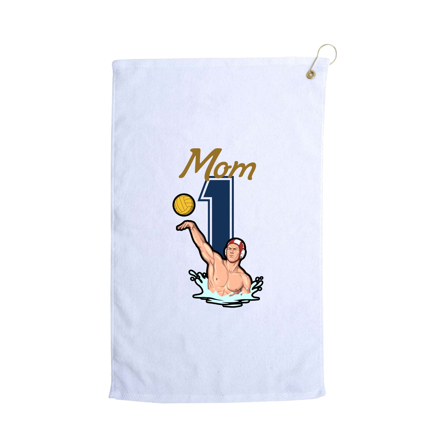 Golf Towel — Mothers Day Shirsey in White