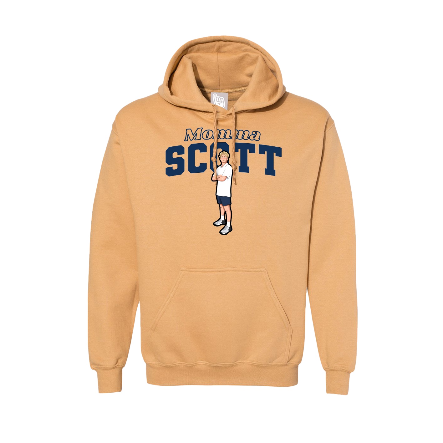 Hoodie — Mothers Day Block in Vegas Gold